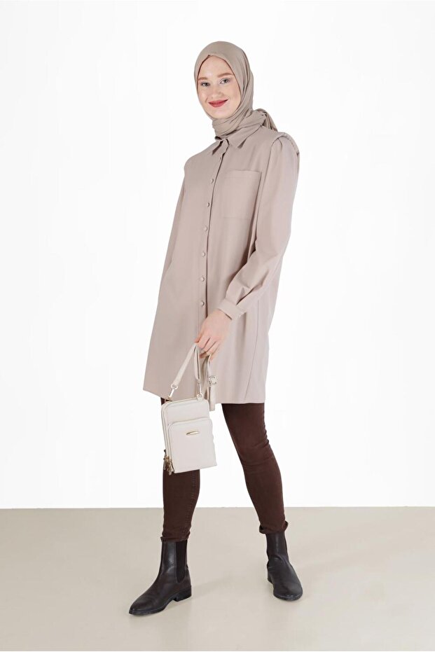 POCKET DETAIL BUTTONED TUNIC 42263