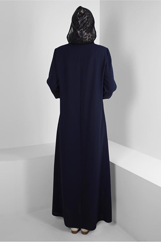 ستارة بغطاء للرأس بتصميم ليوبارد 10730 - 3