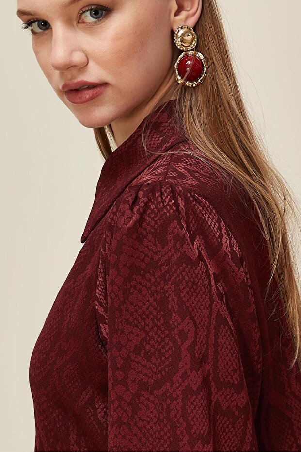 Patterned Pants Suit 45991 - 3