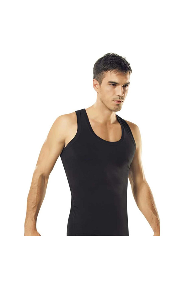 190s مشروط الأشرطة القميص الذكور - 1