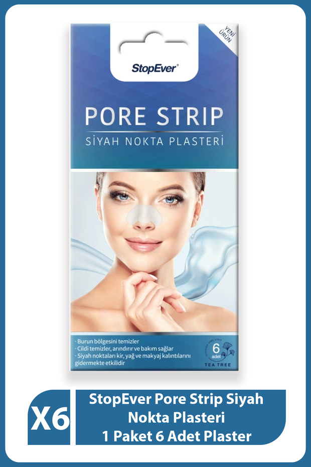 Pore Strip Siyah Nokta Plasteri ( 6 X 6 ) (TEA TREE) | Siyah Nokta Karşıtı - 1