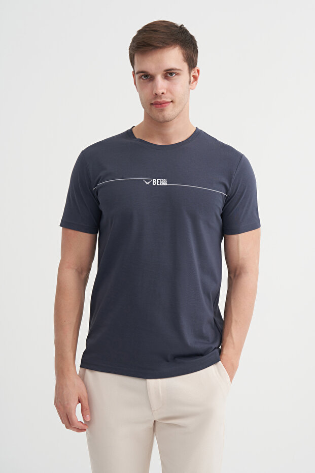 Crew Neck Slim Fit Cotton T-Shirt