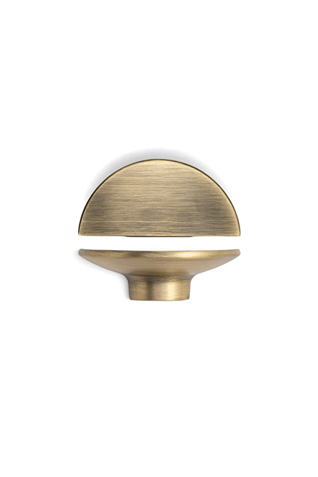 4716 Yarım Daire Kulp Oval Antik Renk Tek Adet 32 Mm - 2