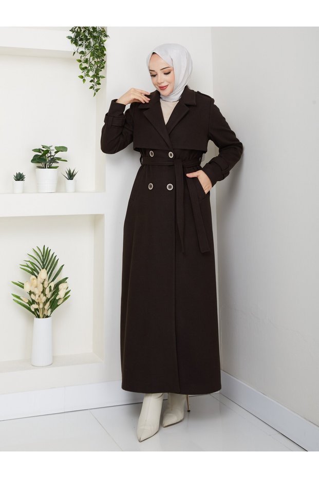 New Season Super Quality Extra Long Lining Thick Style Cashmere Coat