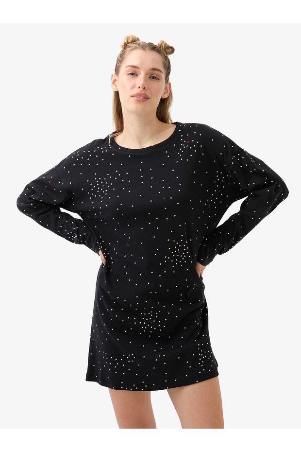 Kadın Gecelik 51946 - Baskılı - 1