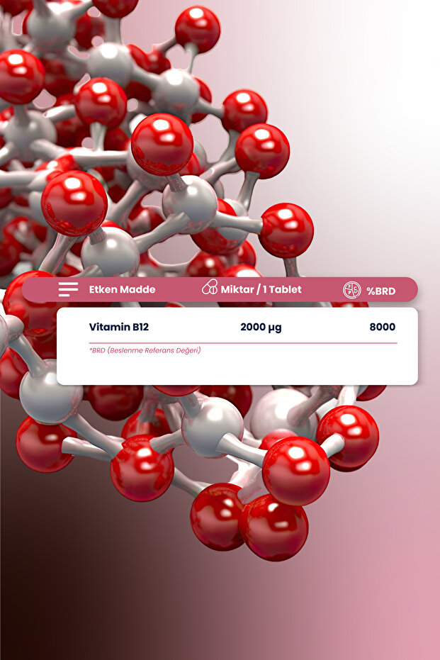 Vitamin B12 60 Tablet - 4