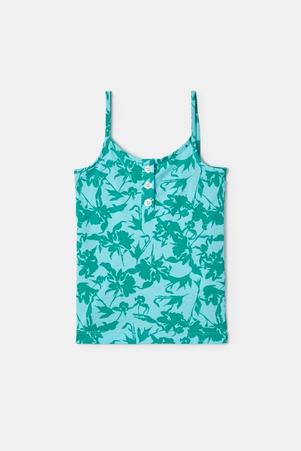 10-16 Yaş Kız Çocuk Pijama-Tpb - 979-Yeşil - 1