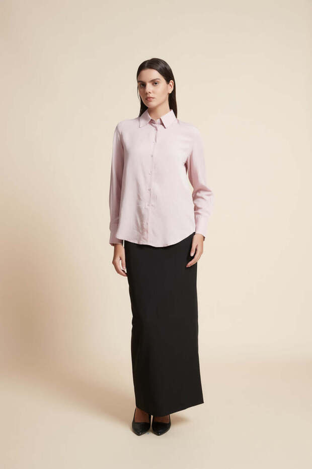 تنورة مستقيمة صلبة - 4