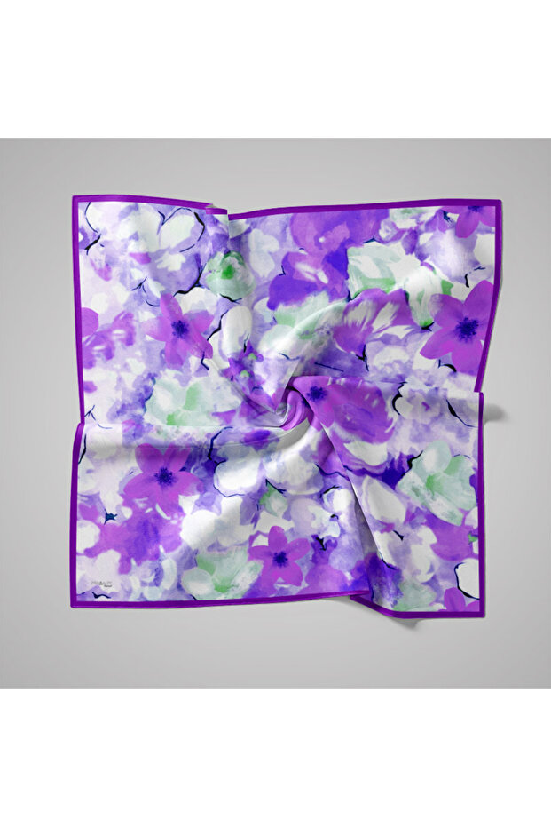 Eșarfă cu model natural - 1