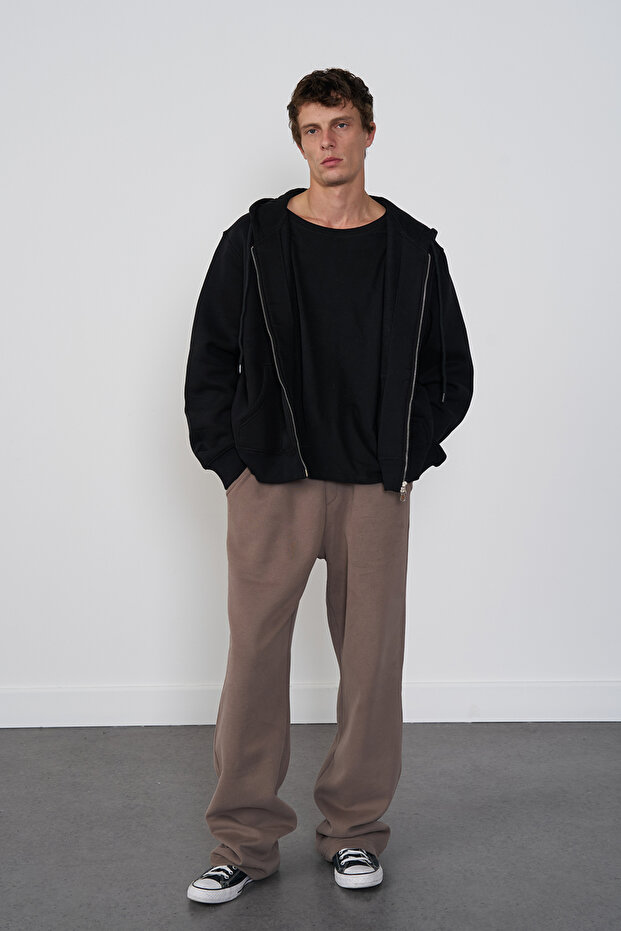 Oversize Kısa Hoodie - 2