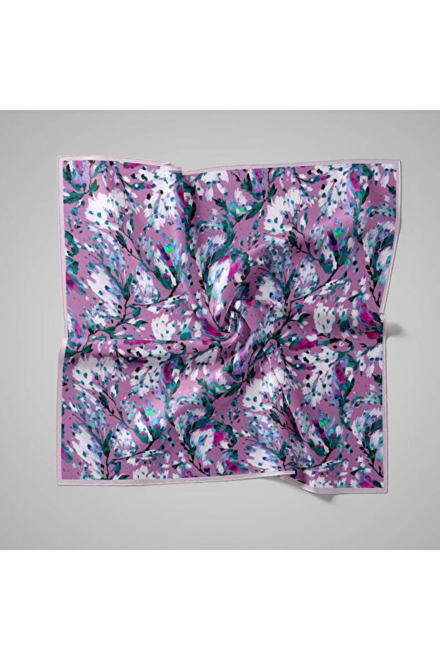 Eșarfă cu model natural - 1