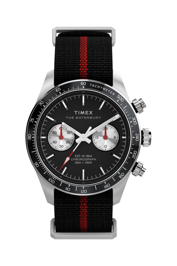 Waterbury Heritage Chronograph 39mm Fabric Strap Watch