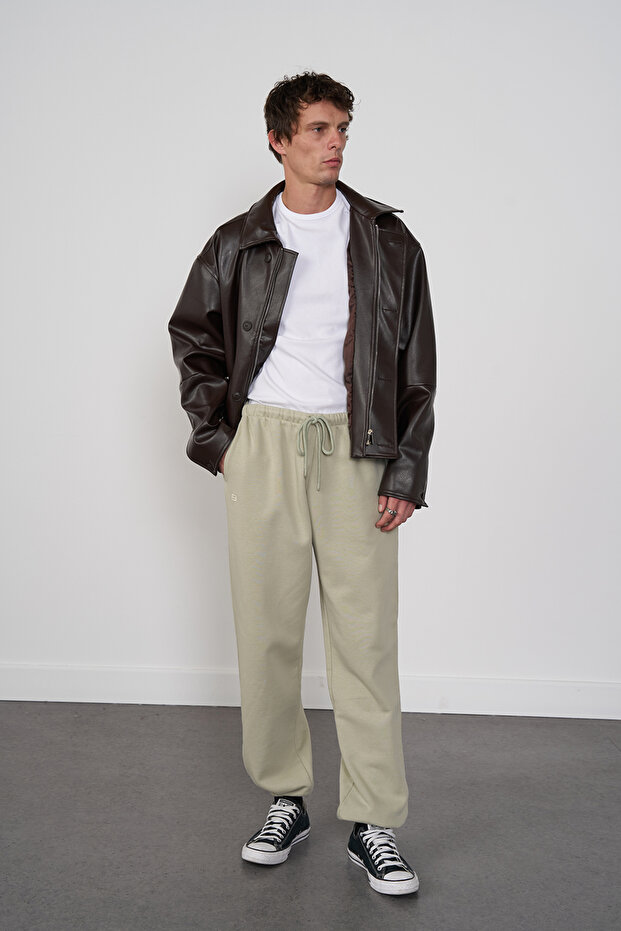 Yıkamalı Basic Jogging Pantolon - 1