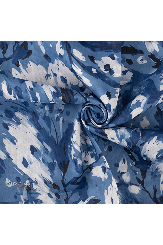 Natural Patterned Scarf - 2