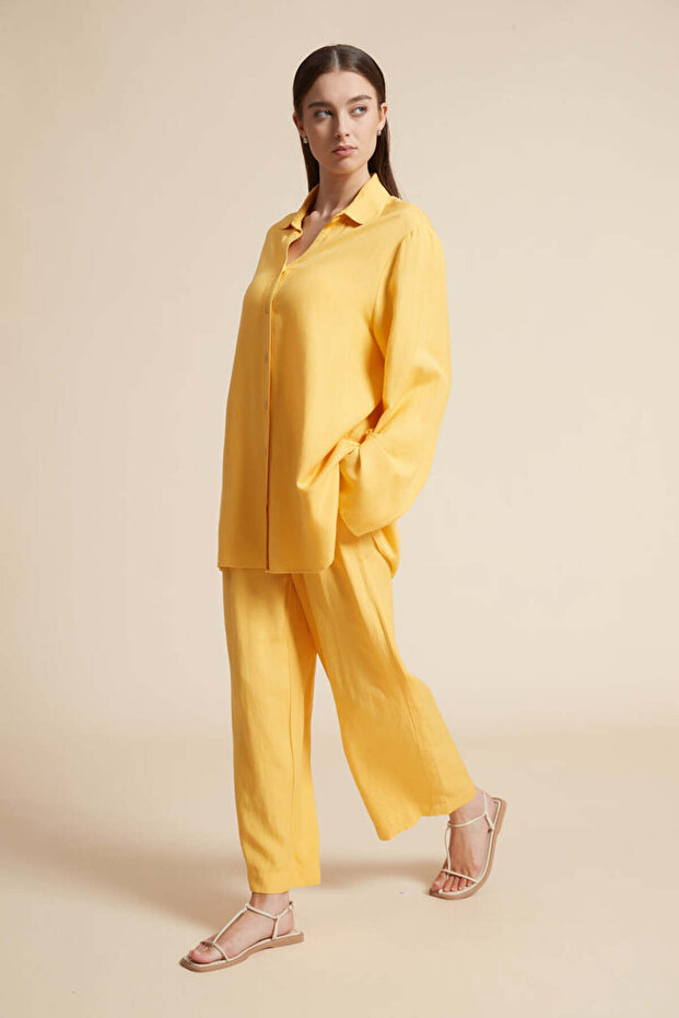 Solid Button-Front Top - 2