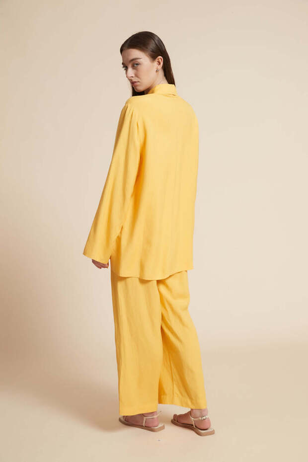 Solid Button-Front Top - 3