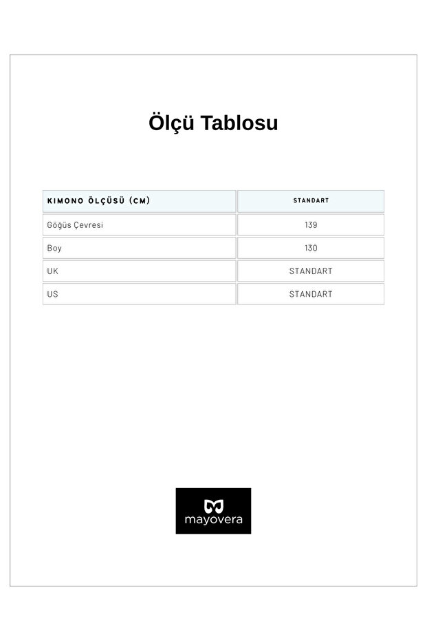 Kimono - Mavi Çiçekler - 3