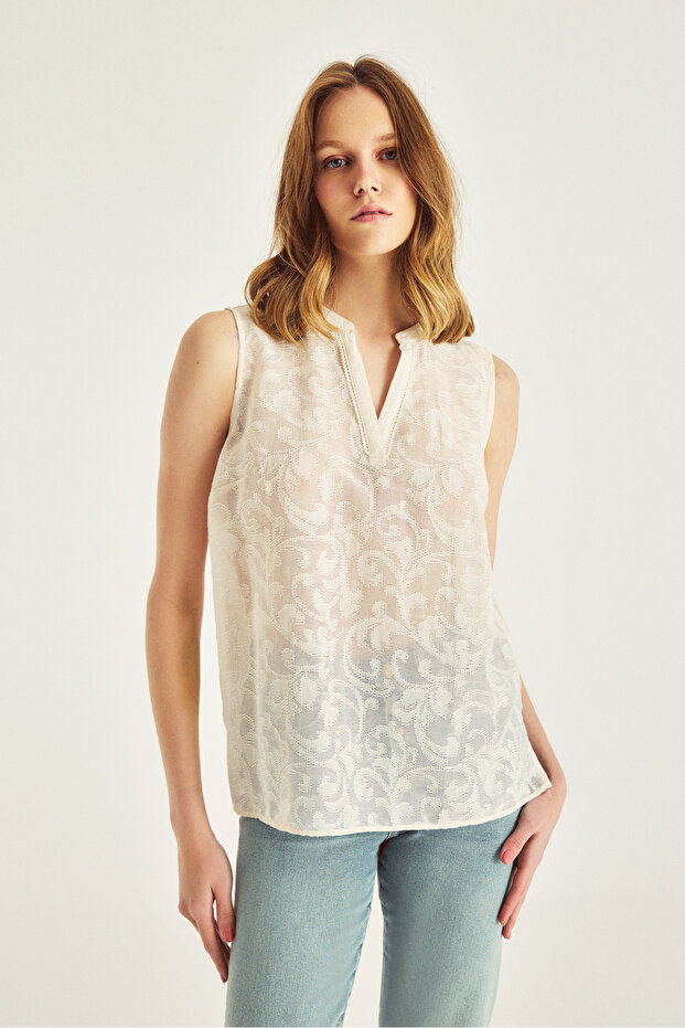 V Yaka Kolsuz Bluz - 2