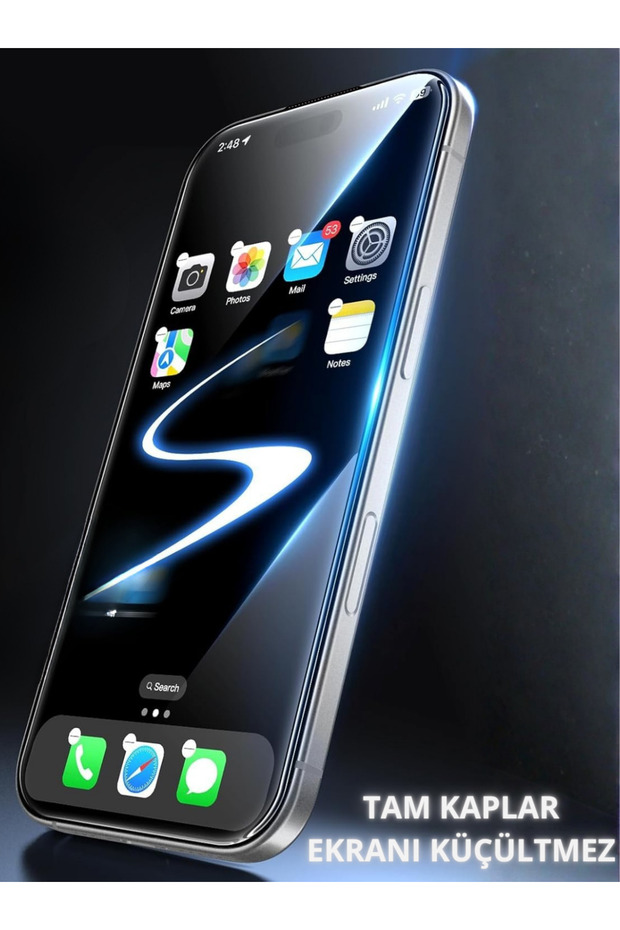 [Zero] متوافق مع هاتف iPhone 14 Pro، واقي شاشة Zero BLACK بدون إطار، يغطي بالكامل ولا يقلل من حجم الشاشة - 4