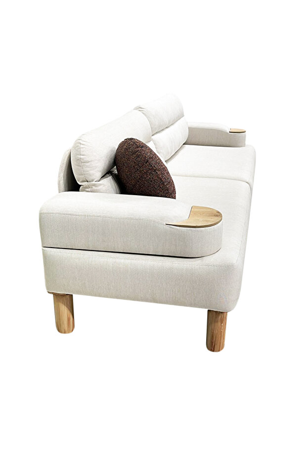 Legna Bohem Kanepe, Açık Krem - 5