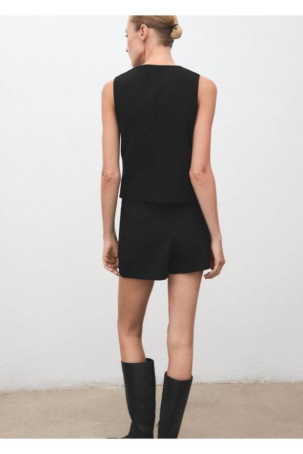 Düğmeli takım yelek - 4