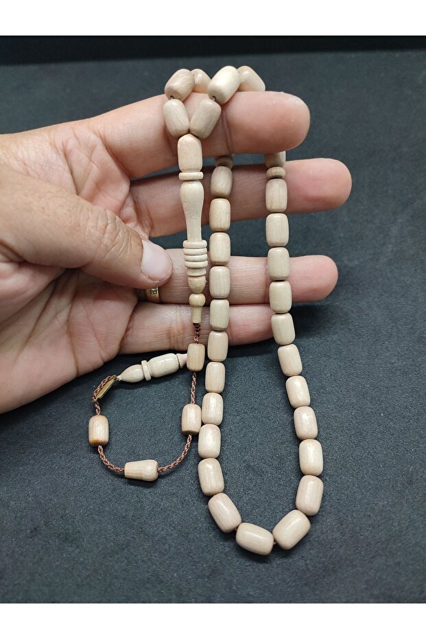 Başka Yerde Yok!!! İsmail Erol Usta Eseri İmzalı Halkalı İmame Fil Dişi Ağacı Sertifikalı 4015 - 5