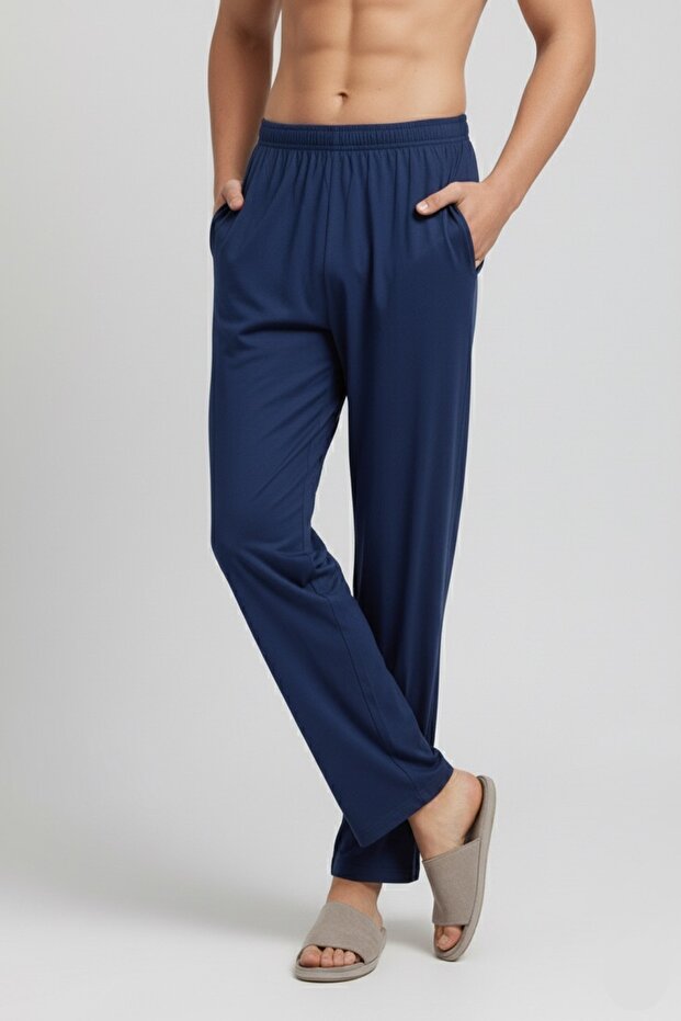High quality cotton pocket men's pajama bottoms 1475