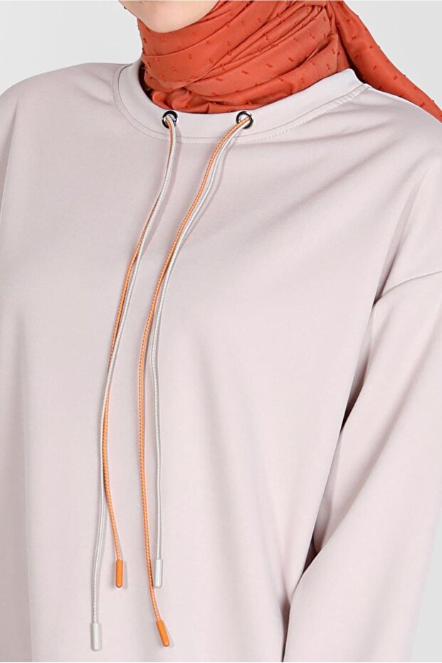 BAĞCIK DETAYLI EŞOFMAN TUNİK 42572 - 4