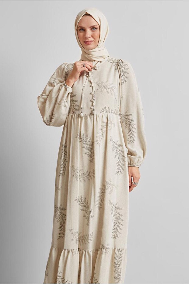 KETEN ELBİSE 45616 - 3