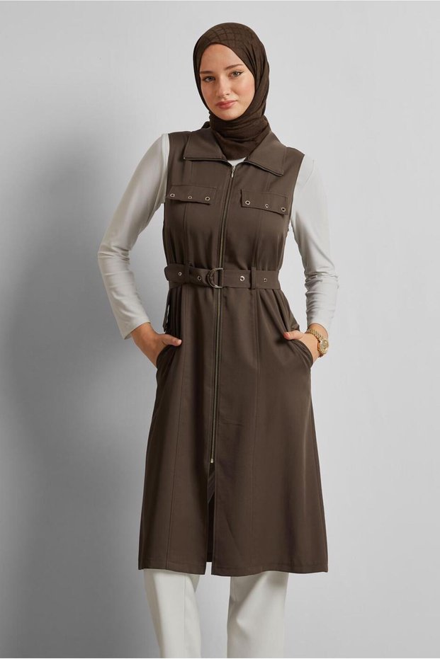 Belted Lyocell Vest 45645