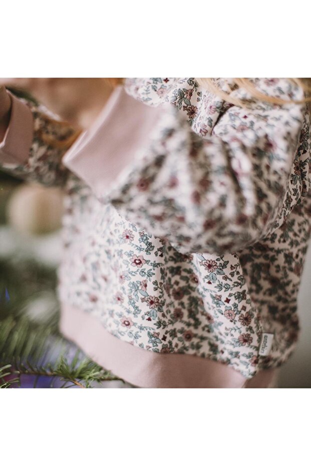 Kış Çiçekleri Sweatshirt Beden: 6-9 Ay - 5