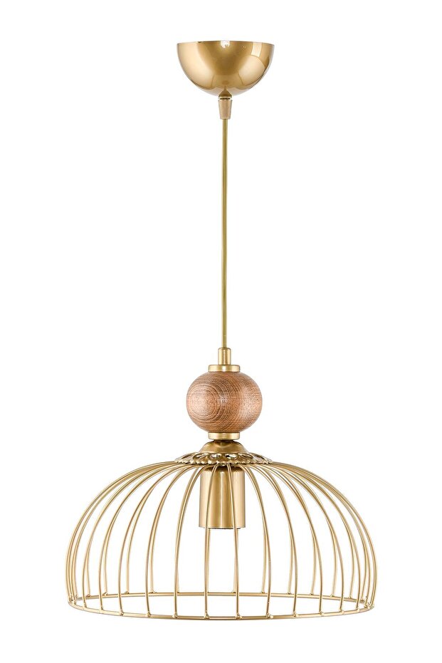 TEKLİ AHŞAPLI CESTA SARKIT AVİZE ESKİTME - 3