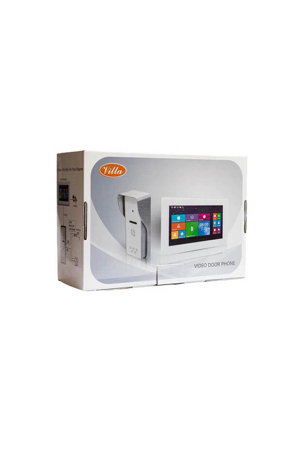 Video Intercom with 7-inch Monitor, LAN Connection, and Tuya App Control - 5