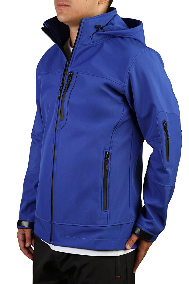 Kapüşonlu Shoftshell Mont - 4