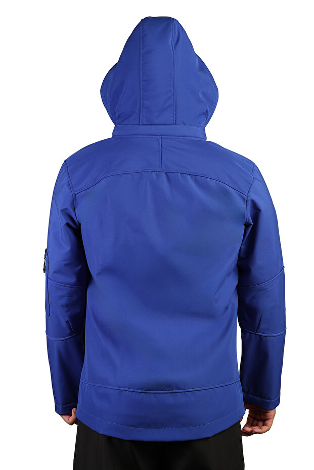 Kapüşonlu Shoftshell Mont - 7