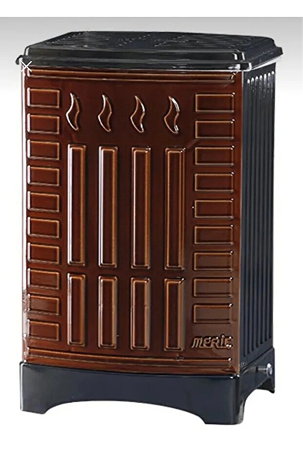 Kömür Odun Talaş  Sobası Uyuyan Kovalı Döküm Köşeli Soba - 1