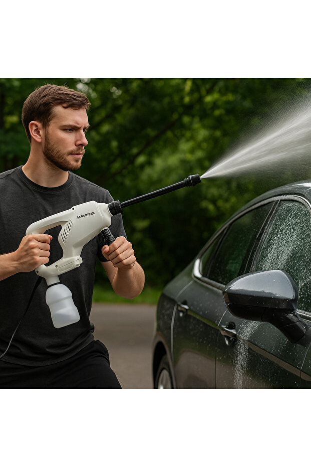 HX4000 Araç Yıkama Seti | Güçlü Pompa | Temizlik Seti | Yüksek Basınçlı - 5