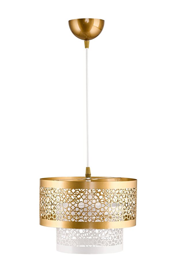 İKİ KATLI METAL SARKIT PASTA AVİZE - 3