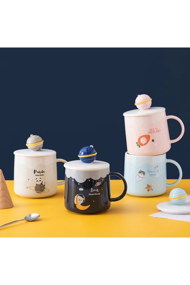 Animal Figured Ceramic Mug - 3