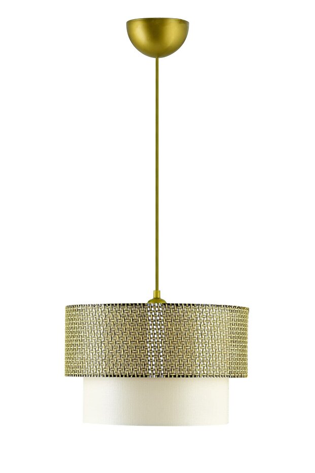 Eskitme Hasır Tekli Pasta Sarkıt Avize - 4