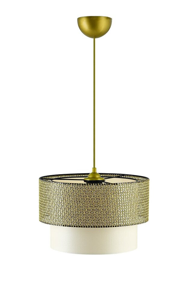 Eskitme Hasır Tekli Pasta Sarkıt Avize - 5