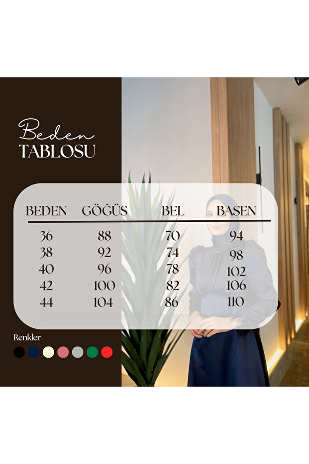 Sare Abiye Lacivert - 8