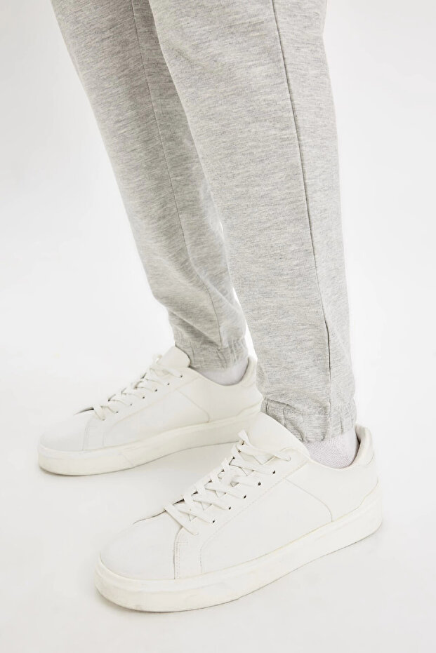 Regular Fit Eşofman Altı Cepli Basic Düz Beli Bağcıklı Lastikli Paça D4416ax24au - 6