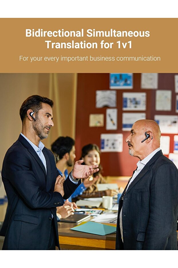 W4 Pro AI Translator Earbuds, Real-Time Bidirectional Voice Translation in 40 Languages, - 2