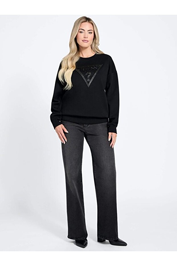 Glitter Kadın Sweatshirt - 2