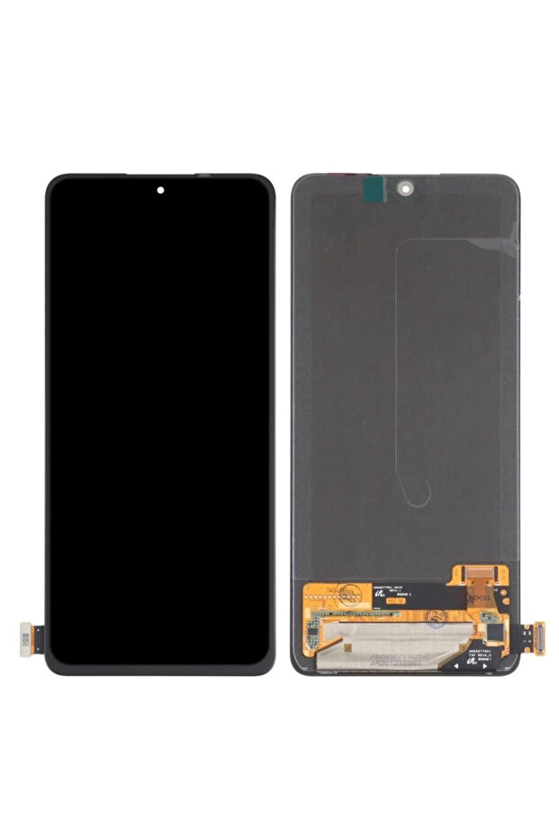 شاشة LCD متوافقة مع هاتف شاومي ريدمي نوت 10 برو تعمل باللمس باللون الأسود بدون إطار OLED