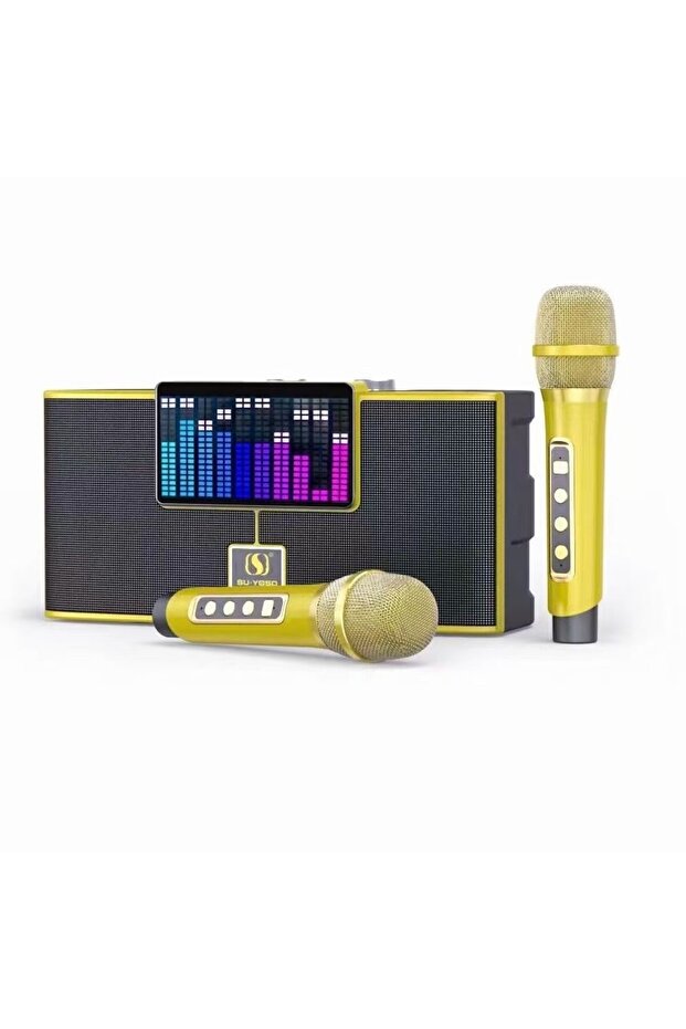 YS-208 Digital Signal Processor Karaoke Machine with Dual Wireless Microphone - 3