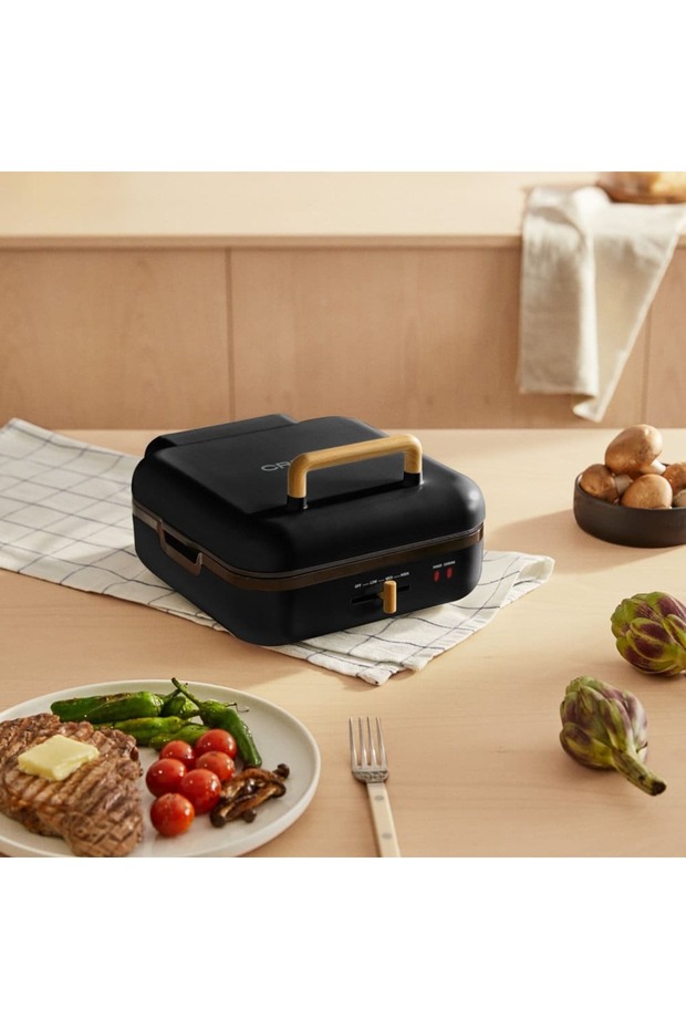 Grătar electric, CREATE, Stone Studio Pro, negru - 5