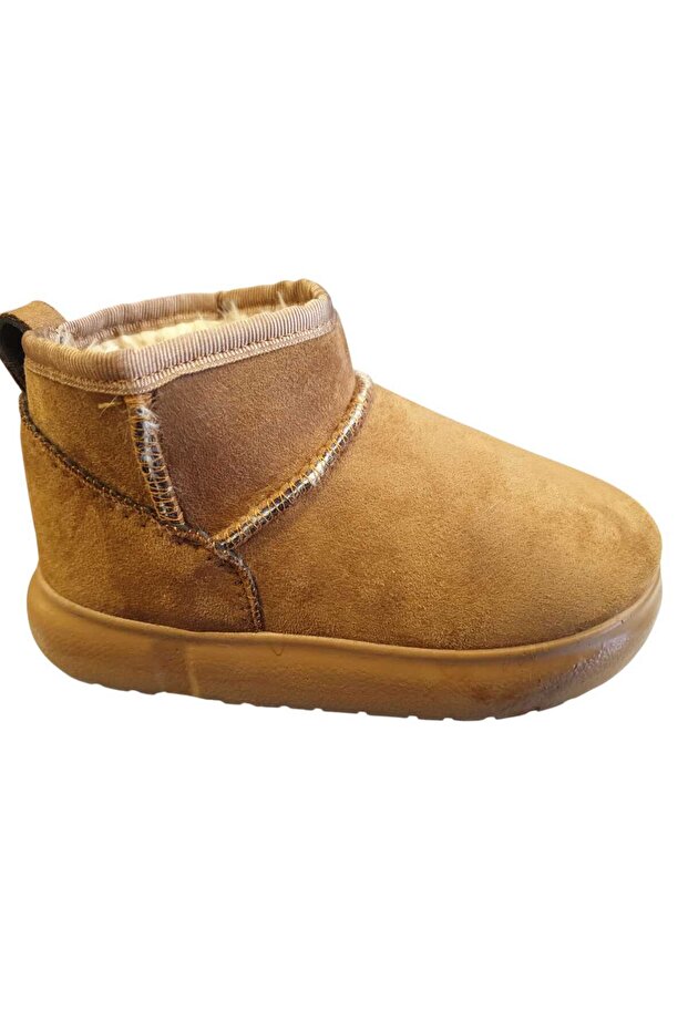 3001 Tan Children's Fur Boots