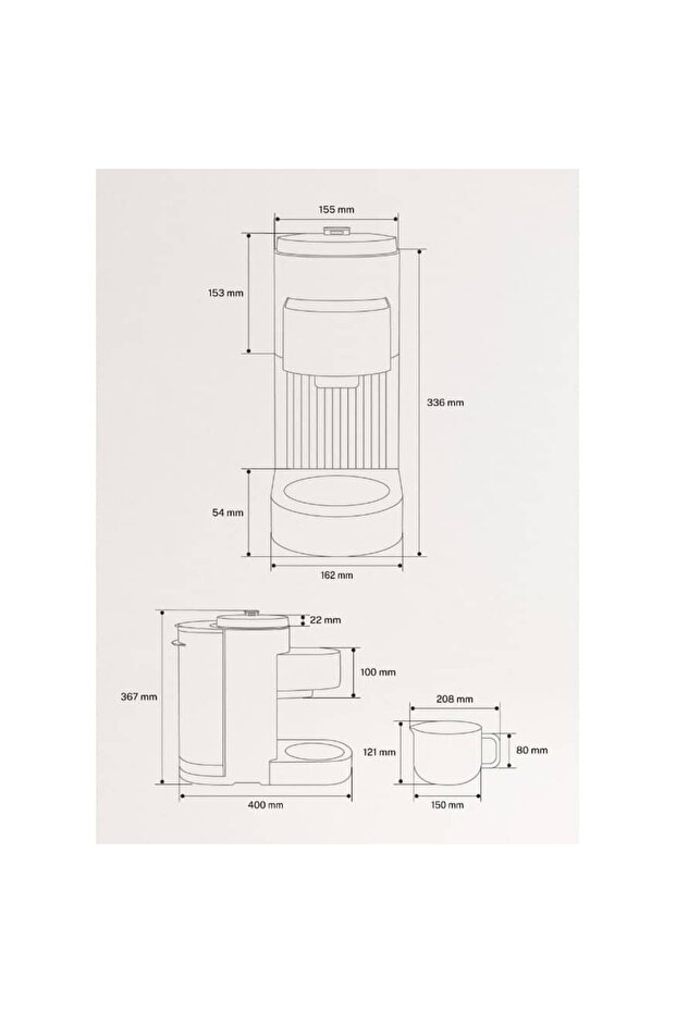Automatic plant-based milk maker, CREATE, Vegan Milk Maker Pro, cream - 9